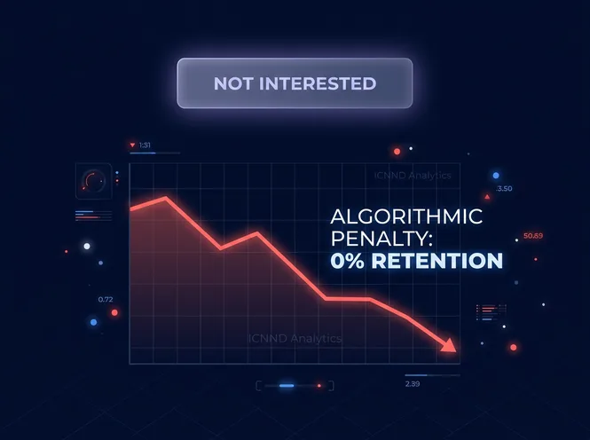 Diagram showing how negative interactions reduce video distribution