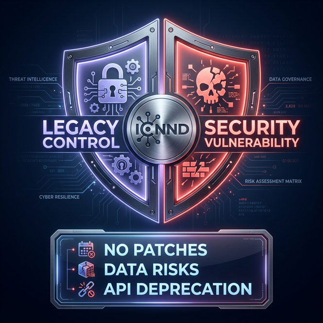 Infographic detailing the security trade-offs of using legacy APK files