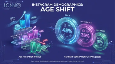 Instagram User Demographics: The Generational Age Shift