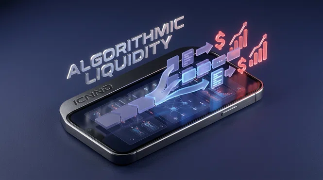 Digital visualization of algorithmic liquidity and revenue streams for Instagram Reels